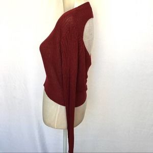 Sage the Label Rhythm Cropped Sweater NWT